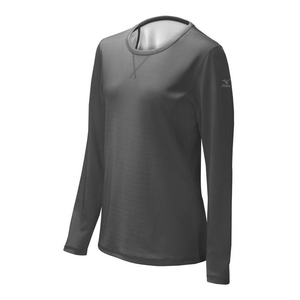 Blusa Mizuno Core Dual Hybrid - Mulher - Cinzentas/Branco - TWHIJ7806